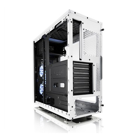 Fractal Design | Focus G | FD-CA-FOCUS-WT-W | Side window | Left side panel - Tempered Glass | White | ATX | Power supply includ - 5